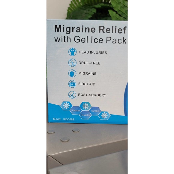 Relief Expert Migraine Relief Cap with Gel Ice Pack - Picture 4 of 4